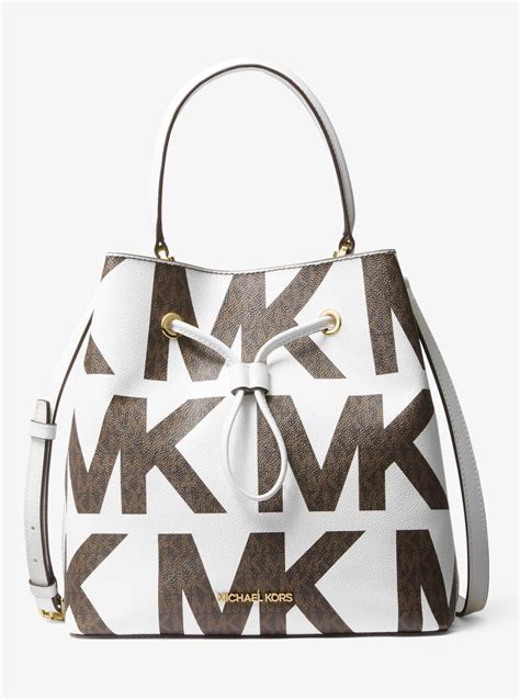 michael kors bags mk logo|Michael Kors large logo handbags.